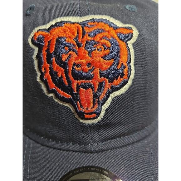 Chicago Bears New Era NFL Core Classic 9TWENTY Adjustable Hat~Blue/Orange NFL - Picture 2 of 10